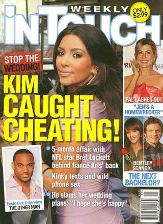Illustration for article titled This Week In Tabloids: Kim Kardashian Had Phone Sex With A Dude Who's Not Her Fiancé